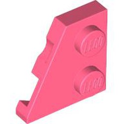 LEGO part 24299 Wedge Plate 2 x 2 Left in Vibrant Coral/ Coral