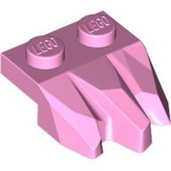 LEGO part 27261 Plate Special 2 x 3 with Rocks in Light Purple/ Bright Pink