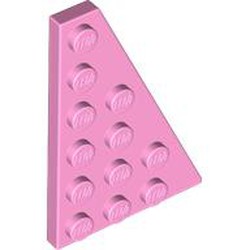 LEGO part 48205 Wedge Plate 6 x 4 Right in Light Purple/ Bright Pink