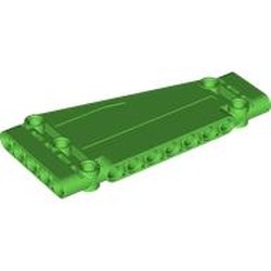 LEGO part 18945 Technic Panel 5 x 11 x 1 Tapered in Bright Green
