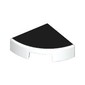 Tile Round 1 x 1 Quarter with Black Surface print
