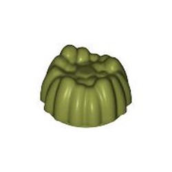 LEGO part 68212 Hair Small Tuft in Olive Green