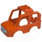 Duplo Car Body 4 x 8 with Medium Blue Grill, Headlights print