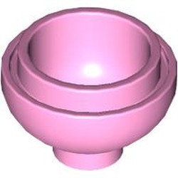LEGO part 15395 Brick Round 2 x 2 Dome Bottom [Open Stud] in Light Purple/ Bright Pink