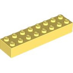 LEGO part 3007 Brick 2 x 8 in Cool Yellow/ Bright Light Yellow