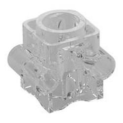 LEGO part 6608 Technic Engine Cylinder, No Studs in Transparent/ Trans-Clear