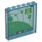 Panel 1 x 6 x 5 with Green/Yellow Tracking Monitor, Presents, Santa print
