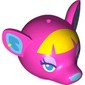 Minifig Head Special Fuchsia