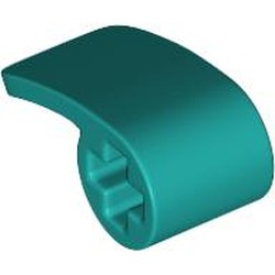 LEGO part 89679 Technic Panel Fairing 2 x 1 x 1 in Bright Bluish Green/ Dark Turquoise