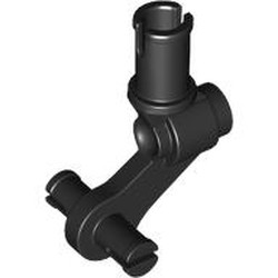 LEGO part 61483 Technic Pin with Dual Wheels Holder in Black