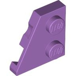 LEGO part 24299 Wedge Plate 2 x 2 Left in Medium Lavender