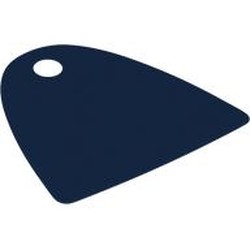 LEGO part 37046 Neckwear Cape, Straight Bottom, One Top Hole [Spongy Stretchable Fabric] in Earth Blue/ Dark Blue