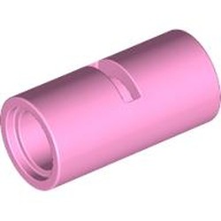 LEGO part 62462 Technic Pin Connector Round [Slotted] in Light Purple/ Bright Pink