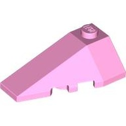 LEGO part 43710 Wedge Sloped 4 x 2 Triple Left in Light Purple/ Bright Pink