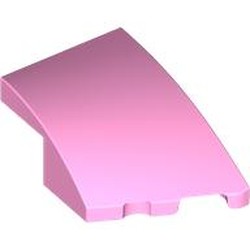 LEGO part 80178 Slope Curved 3 x 2 with Stud Notch Right in Light Purple/ Bright Pink