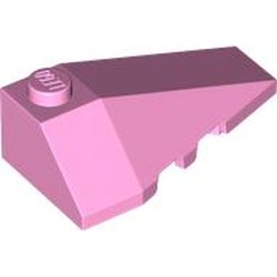 LEGO part 43711 Wedge Sloped 4 x 2 Triple Right in Light Purple/ Bright Pink