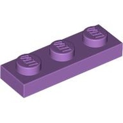 LEGO part 3623 Plate 1 x 3 in Medium Lavender