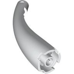 LEGO part 67361 Animal / Creature Body Part, Tail / Claw / Horn / Branch / Tentacle, End Section, Large in White
