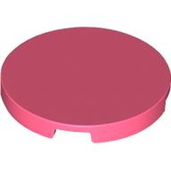 LEGO part 67095 Tile Round 3 x 3 in Vibrant Coral/ Coral