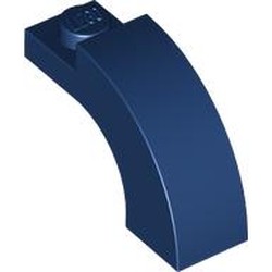 LEGO part 5843 Brick Arch 1 x 3 x 1 2/3 Curved Top in Earth Blue/ Dark Blue