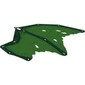 Wing, Large, Left with Dark Green print