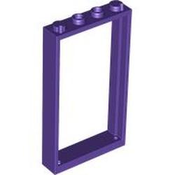 LEGO part 60596 Door Frame 1 x 4 x 6 Type 2 in Medium Lilac/ Dark Purple