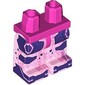 Hips and Opal Trans-Dark Pink Legs with Dark Purple Panels, Dark Blue Trim, Circuitry print