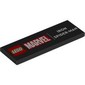 Tile 2 x 6 with 'LEGO MARVEL', 'IRON SPIDER-MAN' print