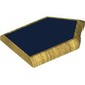 Tile Special 2 x 3 Pentagonal with Dark Blue print