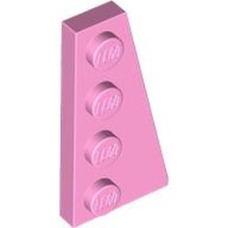 LEGO part 41769 Wedge Plate 4 x 2 Right in Light Purple/ Bright Pink