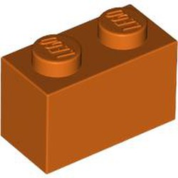 LEGO part 3004 Brick 1 x 2 in Reddish Orange