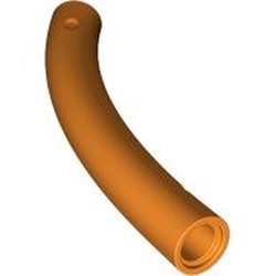 LEGO part 5717 Animal Body Part / Plant, Tail / Neck / Branch / Trunk, Middle Section with Pin Holes in Bright Orange/ Orange