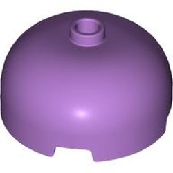 LEGO part 49308 Brick Round 3 x 3 Dome with Center Stud in Medium Lavender