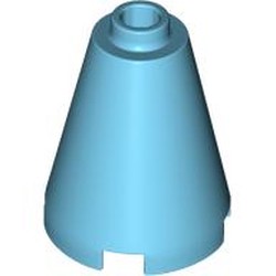 LEGO part 3942c Cone 2 x 2 x 2, Open Stud in Medium Azure