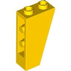 LEGO part 2449 Slope Inverted 75° 2 x 1 x 3 in Bright Yellow/ Yellow
