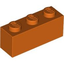 LEGO part 3622 Brick 1 x 3 in Reddish Orange