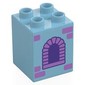 Duplo Brick 2 x 2 x 2, Castle Window Print