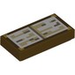 Tile 1 x 2 with Pixelated Enchantment Book print