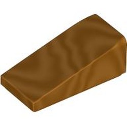 LEGO part 5404 Slope 18° 2 x 1 x 2/3 in Gold Laquered/ Metallic Gold