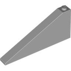 LEGO part 49618 Slope 25° 1 x 8 x 3 in Medium Stone Grey/ Light Bluish Gray