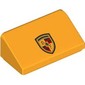 Slope 30° 1 x 2 x 2/3 with Porsche Shield print