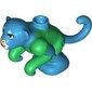 Creature, Flying Monkey with Green Arms, Body, Light Nougat Snout print