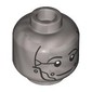 Minifig Head Tin Man, Robot Metal Plating