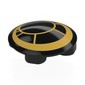 Plate Round 2 x 2 with Rounded Bottom [Boat Stud] with Gold Circles (Window) print