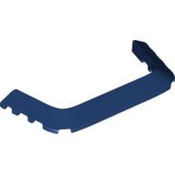 LEGO part 3166 Wheel Arch, Mudguard 10 x 4 x 2/3 in Earth Blue/ Dark Blue