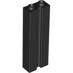 LEGO part 88393 Brick Special 1 x 2 x 5 with Groove in Black