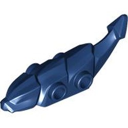LEGO part 5978 Creature Body Part, Dragon, Tail in Earth Blue/ Dark Blue