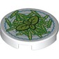Tile Round 2 x 2 with Trofie print