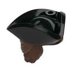 LEGO part 100927 MINI WIG, NO. 288 in Reddish Brown