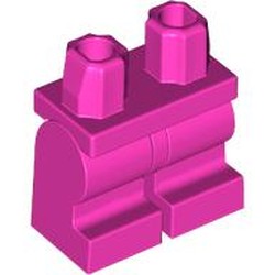 LEGO part 37364c36 Hips and Dark Pink Medium Legs in Bright Purple/ Dark Pink